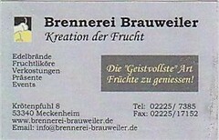 Brennerei Brauweiler | www.brennerei-brauweiler.de