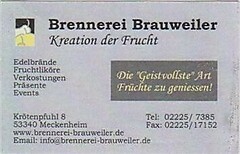 Brennerei Brauweiler | www.brennerei-brauweiler.de Brennerei Brauweiler | www.brennerei-brauweiler.de