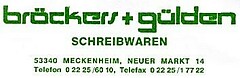 Bröckers & Gülden Schreibwaren Bröckers & Gülden Schreibwaren