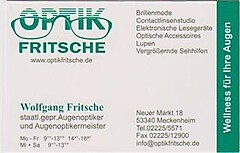 Optik Fritschke | www.optikfritsche.de Optik Fritschke | www.optikfritsche.de